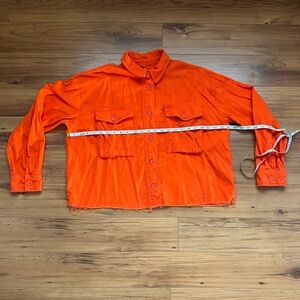 Women’s Topshop 100% cotton Orange Jacket